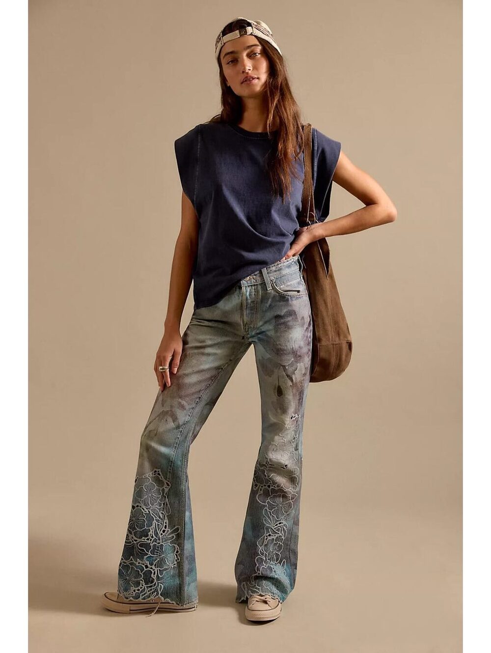 NEW WITH TAGS Free People West Coast Illusions & Cutwork Jeans – Size 25 - Picture 4 of 10